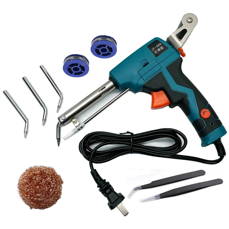 Automatic Handheld Electric Soldering Iron Gun with Internal Heating Tin Sending Welding Repair Tool Pistol Grip Style