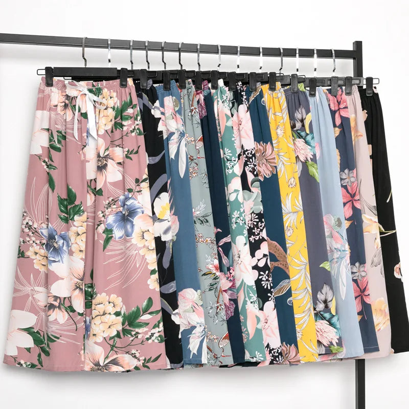 2023 Autumn/Winter New Home Furnishings European and American Women's Wear Long Sleeved Pants Pajamas Set