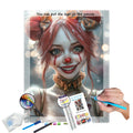 N-2204 Custom 30x40cm Diamond Art Painting Set Round/Square Drills Portrait of Smiling Girl Photo-Realistic Diamond Painting