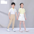 High-Quality Outdoor School Uniform Bright Breathable High Elastic Teenagers' Golf Polo Short Sleeve Top