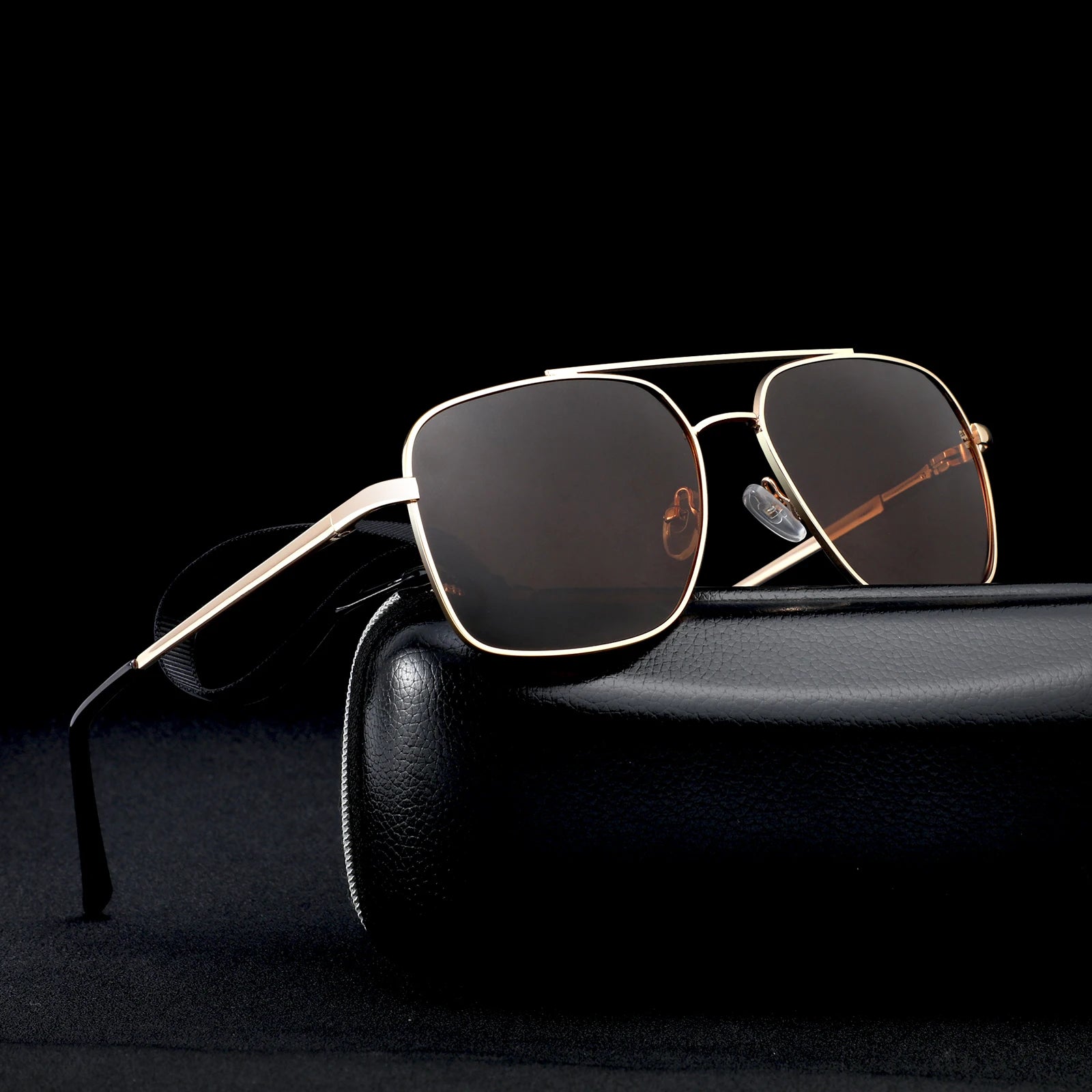 Big Square Mens Sunglasses Wooden Frame Polarized Wholesale in Bulk Cheap Men Sunglasses