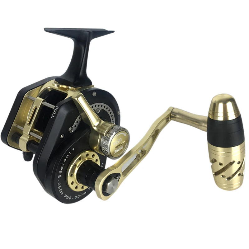 Sales1 Saltwater Jigging Master Trolling Reels Aluminum CNC Machined Fishing Reel Sea Boat Underhead Jigging Fishing Reel