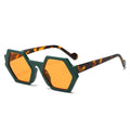 2328 Fashionable Luxury Sun Glasses Women Good Quality Brand Designer Small Hexagon Leopard Sunglasses