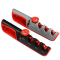 Hot Sale 4-slot 14-24 Degree Adjustable Angle Quick Grinding Scissors Knife Blades Butcher Diamond 4 Stages Knife Sharpener