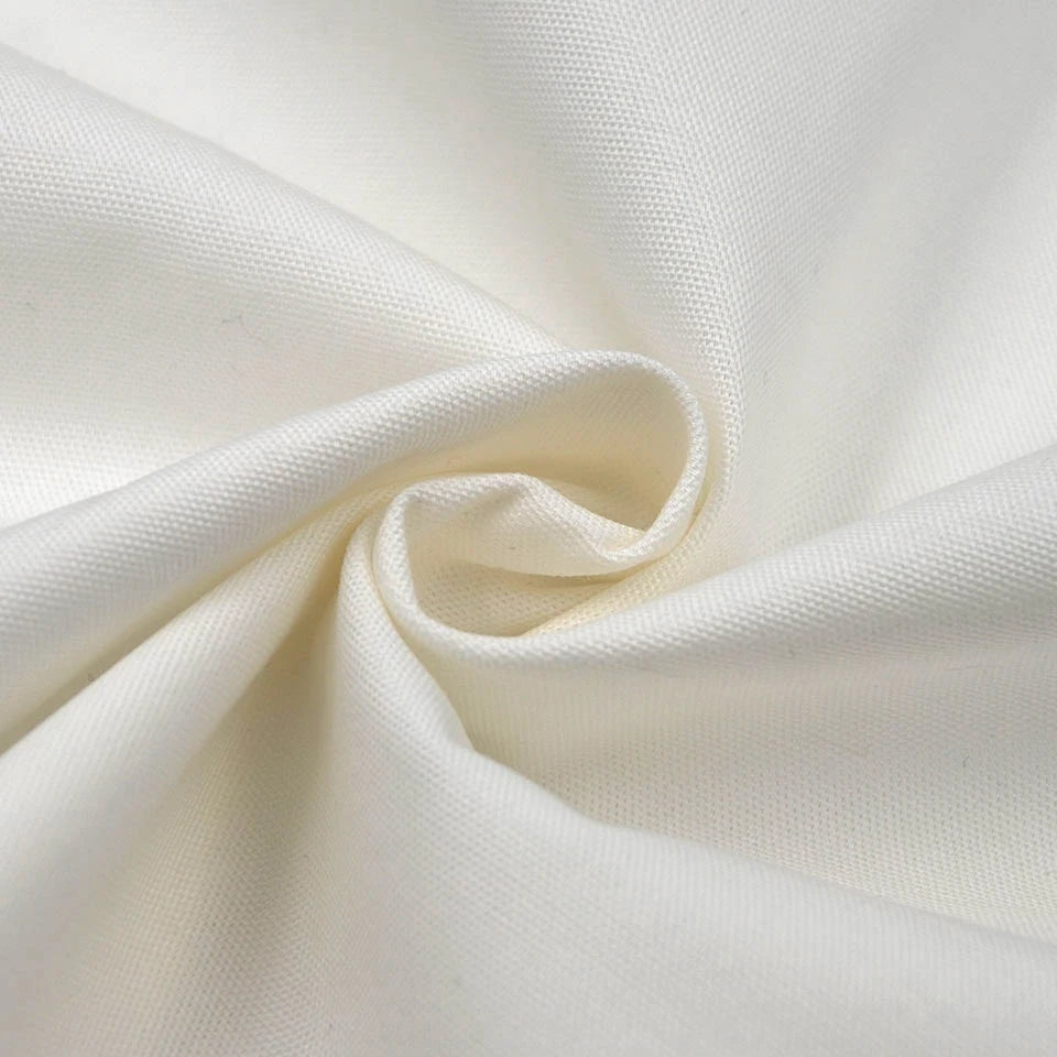 Men Pants Plain Dyed Pure Color White Heavy Weight Dyeing Duck 100 Cotton Canvas Fabric for Cover Bag