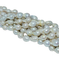 Factory Wholesale Baroque Freshwater Pearl Beads 13*18mm White Irregular Loose Strands for Jewelry Making