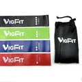 VIGFIT  Gym Fitness Yoga Exercise Elastic Hip Loop Custom Printed Latex Resistance Bands for Set