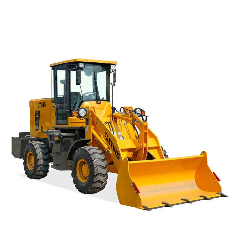 Factory Price Small Loader 1000kg 1500kg 2000kg Earth Moving Machinery Cheap Mini Wheel Loader with Enclosed Cab
