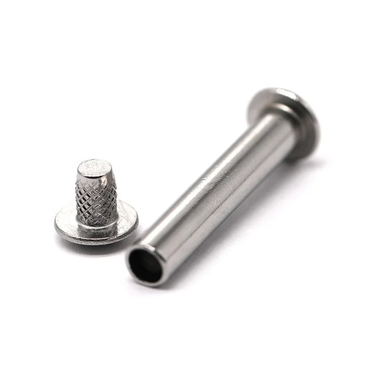 China Manufacturer's Custom Double-Sided Rivets Fasteners Flat Head for Industrial Use-Available in Aluminium and Copper