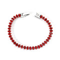 High End Diamond Link Chain Jewelry Stainless Steel Oval Zircon Tennis Chain Bracelets