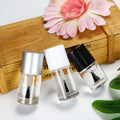 Custom 5ml 10ml 15ml Clear UV Gel Nail Polish Bottle with Brush and Cap Unique Logo Round Shape for Wigs and Face Cream