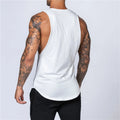 New Arrival Men's Casual Gym Tank Top Breathable Knitted Athletic Training Workout Streetwear Sporty Style