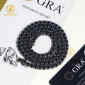 Wholesale Price 2mm 3mm 4mm 5mm 6.5mm VVS Moissanite Tennis Chain Necklace 925 Silver Gold Plated Necklace for Men Women