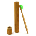 Natural Wooden case Toothbrush Bamboo Tube Box for Household Sock Box Bamboo Travel Case Box