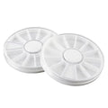Nail Art Rhinestone Wheel Box Bead Slice Decoration Storage Container Nail Tools Empty Wheel Case Box for Nail Art Rhinestones