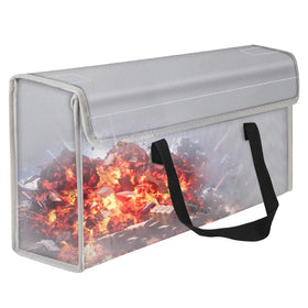 YHX High Temperature Lithium Fireproof Dustproof Explosion-Proof Flame Retardant Feature Zipper Resistant Protective Battery Bag