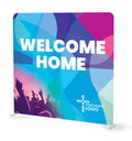 Custom Party Straight Backdrop 10ft Portable Advertising Backdrop Wedding Event Straight Backdrop Banner