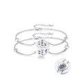 Two Pieces Friendship Jewellery 925 Sterling Silver Engraved Best Friend Letter Sunflower Chain Bracelet