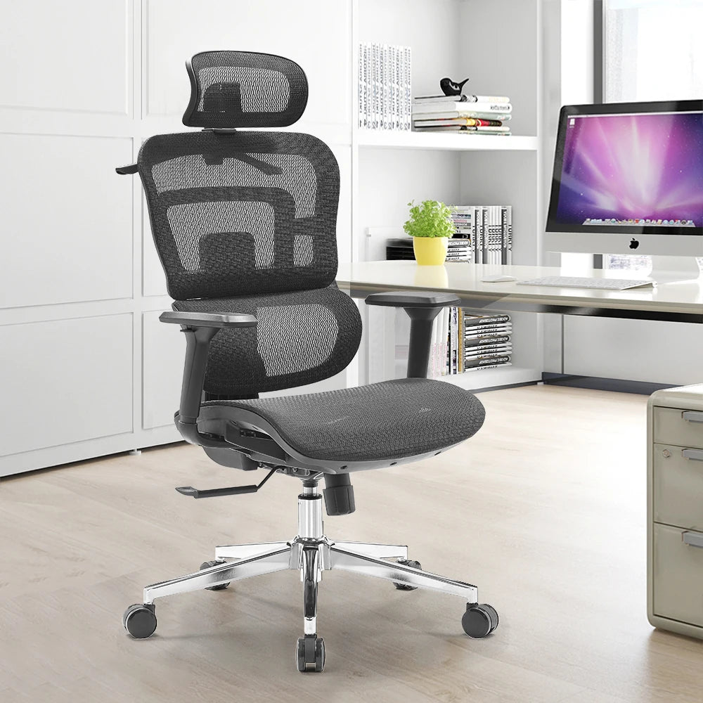 Hot Selling High Back New Arrival Full Mesh Ergonomic Chair for Office Executive Staff Chairs