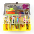 79pcs/set Fishing Lure Bait Set Fishing Tool Set With Double-layer Storage Tackle Box Outdoor Sports Fishing Accessories