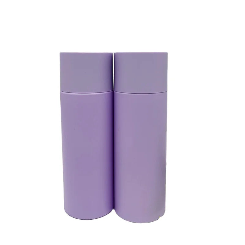 120ml Purple   PET Matte Transparent Facial Toner Cosmetic Bottle with Double Layer Screw Cap