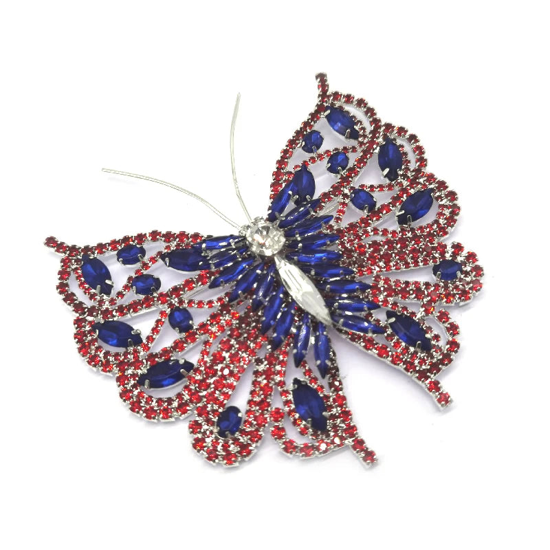 Fashion Rhinestone Insect Butterfly Brooches in Bulk Crystal Butterfly Brooch