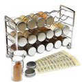 Mount Kitchen Spice Stove Shelf Wire Spice Shelf Storage Three Tier Spice Jar Shelves