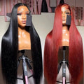 Raw Indian Hair Lace Front WigVirgin Cuticle Aligned 100% Glueless Full Lace Human Hair WigLace Frontal Wig for Black Women
