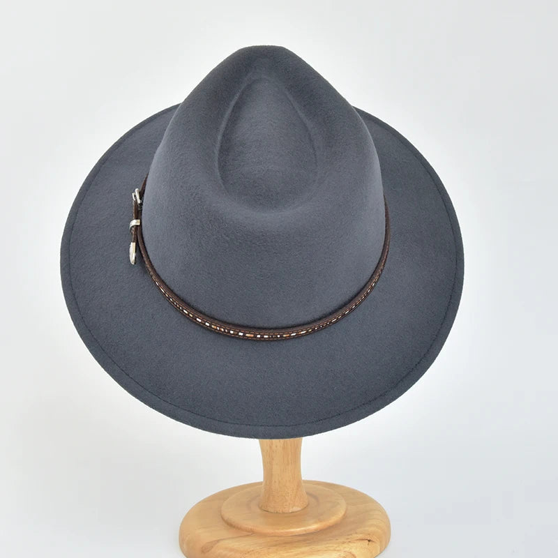 Bowler Top 100% Wool Top Hat Hot Sell Popular Womens Plain Summer Party Panton Customized Spring Ribbon Logo Fedora Hats