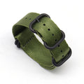 Custom 2024 Nylon Watch Strap Band 18 20 22 24mm Sizes for Men Women Featuring Stainless Steel One Piece Traditional Watch Band