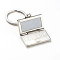 Personality Simulation Laptop Notebook Computer Custom Logo Name Telephone Number T992 Creative Mini Metal Laptop Keychain