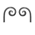 Wrought Iron Components Artistic Iron Forged Iron Scroll for Staircase Railing Handrail Balustrade Balcony Gate Fence Parts