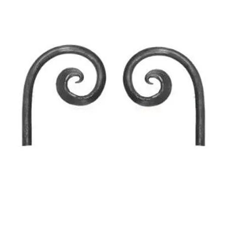 Wrought Iron Components Artistic Iron Forged Iron Scroll for Staircase Railing Handrail Balustrade Balcony Gate Fence Parts