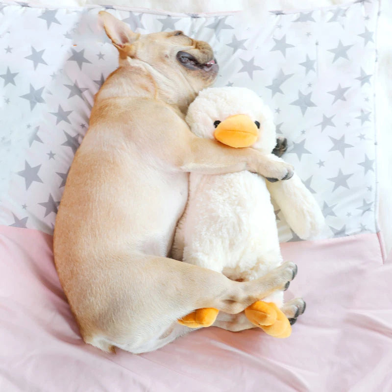 Wholesale Pet Toys Dog Sleeping Companion Doll Plush Material Soft and Comfortable Pet Toys with Good Resilience