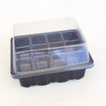 Factory Supply Eco-friendly 3-in-1 Nursery Pot Set with 6/12 Cells PET Plastic Succulent Plants Seedling Trays and Lids