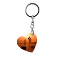 Advertising  Promotion Printed Metal Keychain Blank Sublimation Double-sided Aluminum Keyrings