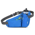 HUALIAN Hydration Belt for Men & Women No Bounce Waist Pack with Phone Holder & Water Bottle Holder Polyester Zipper Closure