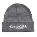 Custom New Style Logo Black Gray 100% Acrylic Touque Knitted Winter White Embroidery Beanies