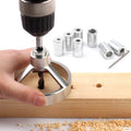 90 Degrees Straight Angle Hole Drill Guide Pocket Hole Jig Kit Doweling Jig Woodworking Locator