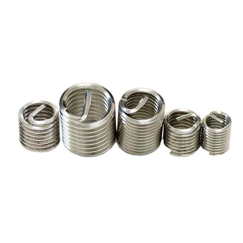 Screw Wire Thread Insert M2 Size Aluminium Thread Insert for Heat Sink Other Fasteners Used for Internal Combustion Engine