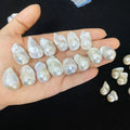 White Baroque Pearls Irregular Natural Fresh Water Pearl Necklace10-30mm pink Loose Multicolor Drop Pearl for Jewelry Make