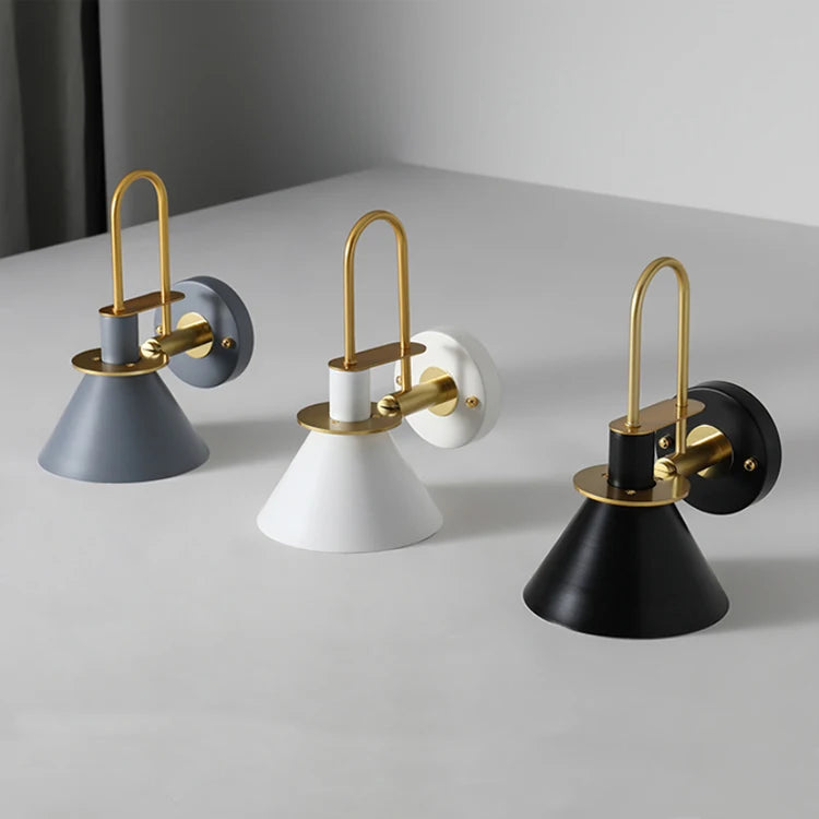 Indoor Modern Gold Metal Wall Lamps Wholesale Home Decor Colorful Luxury Wall Lamp for Hotel Bedroom Living Room