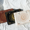 Creative Pu Leather Japanese Lolita Bag Modern Retro Women's Bag Designer Star Moon Magic Book Bag