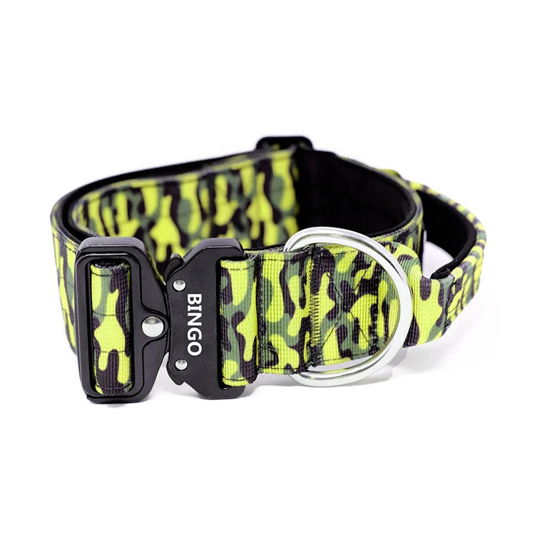 2 Inch Dog Collars Quick Release Dog Collar Heavy Duty Metal Buckle Dog Collar