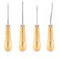 Wholesale Leather Shoes Canvas Tent Sewing Tool Copper Handle Stitcher Taper Craft Needle Repairing Kit Shoe Repair Awl