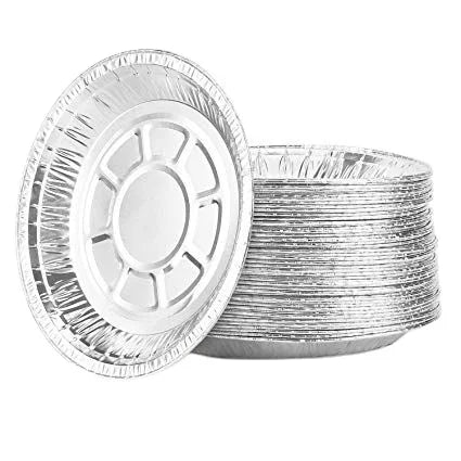 Silver Foil Flat Round Pan Chinese Factory Wholesale7/ 8/9 Inch Pizza Pan Aluminium Foil Plates/pan/dish for Kitchen