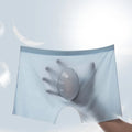 Men Panties Mens Ice Silk Boxers Seamless Sexy Underwear Man Ultra-thin Breathable Boxer Shorts Male Underpants Boxershorts