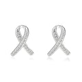 925 sterling silver minimalist fashion full diamond cross studs temperament geometric X shape stud earrings