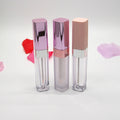 Yueshunxing 6.5ml logo Empty pink Top Purple Top square Silver Circle Lip Gloss Tube Eyeliner case