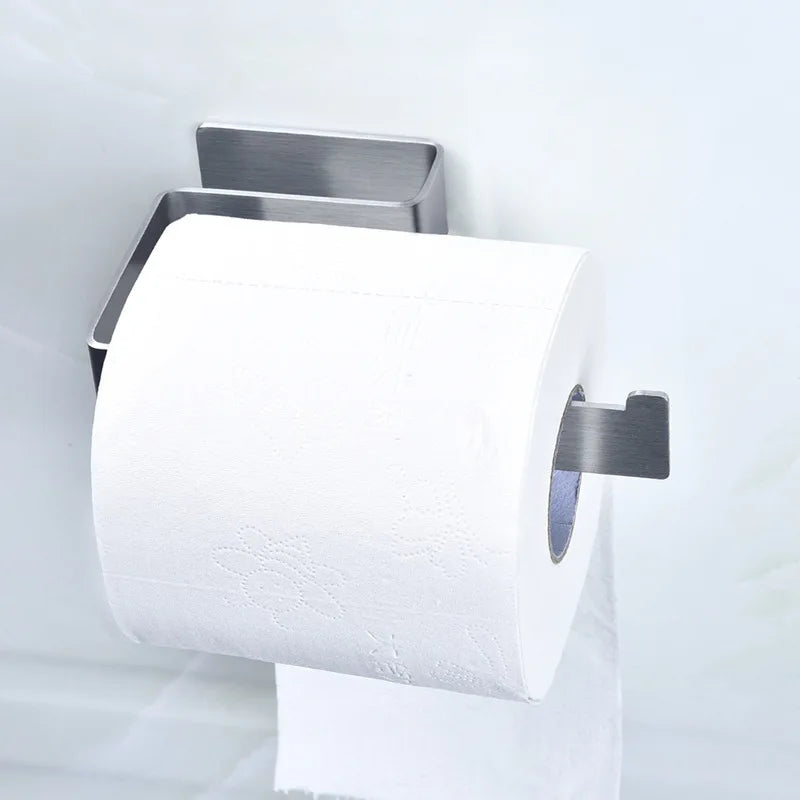 Self Adhesive Toilet Paper Holder Wall Mount Tissue Holder